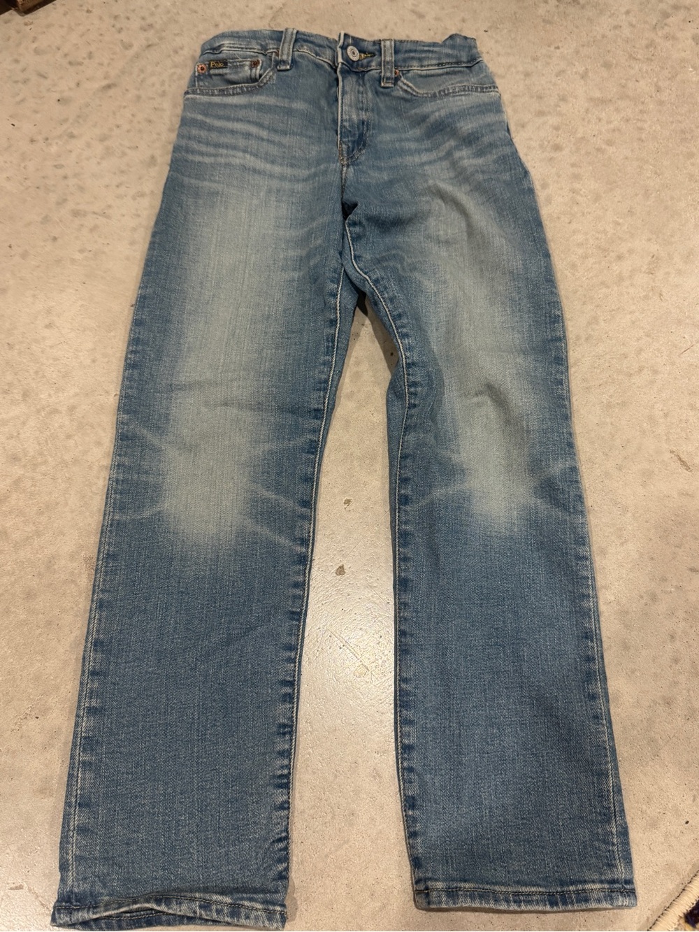 Kid's Light Blue Straight-Leg Jeans
